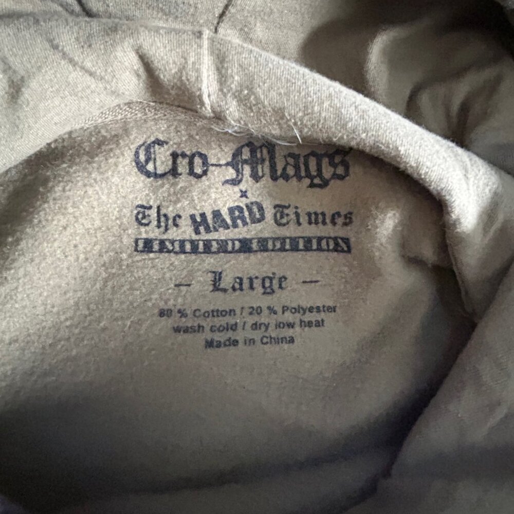 Cro-Mags Hard Times Hoodie - Picture 2 of 3